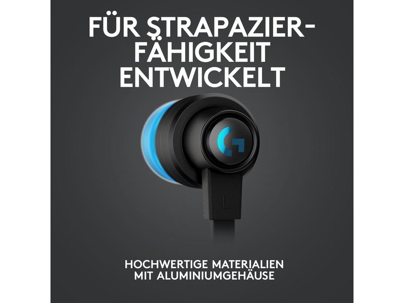 Logitech Headset G333 Gaming Schwarz Gaming-Ohrhörer für klare Kommunikation auf PC, Konsolen und Mobilgeräten