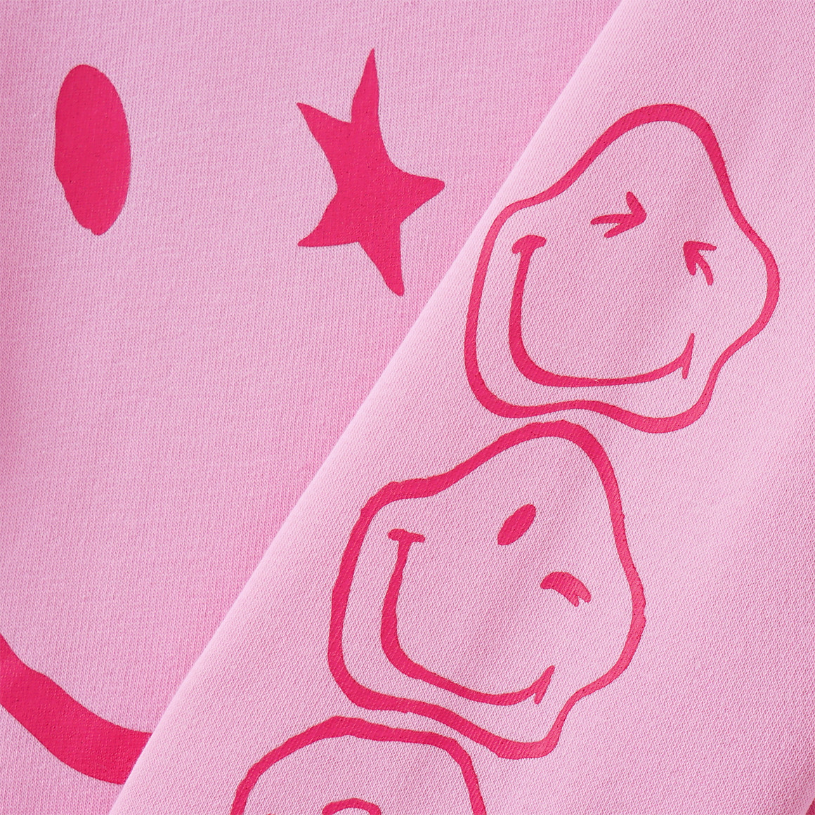 Beatwear SmileyWorld Sweatshirt mit Print pink