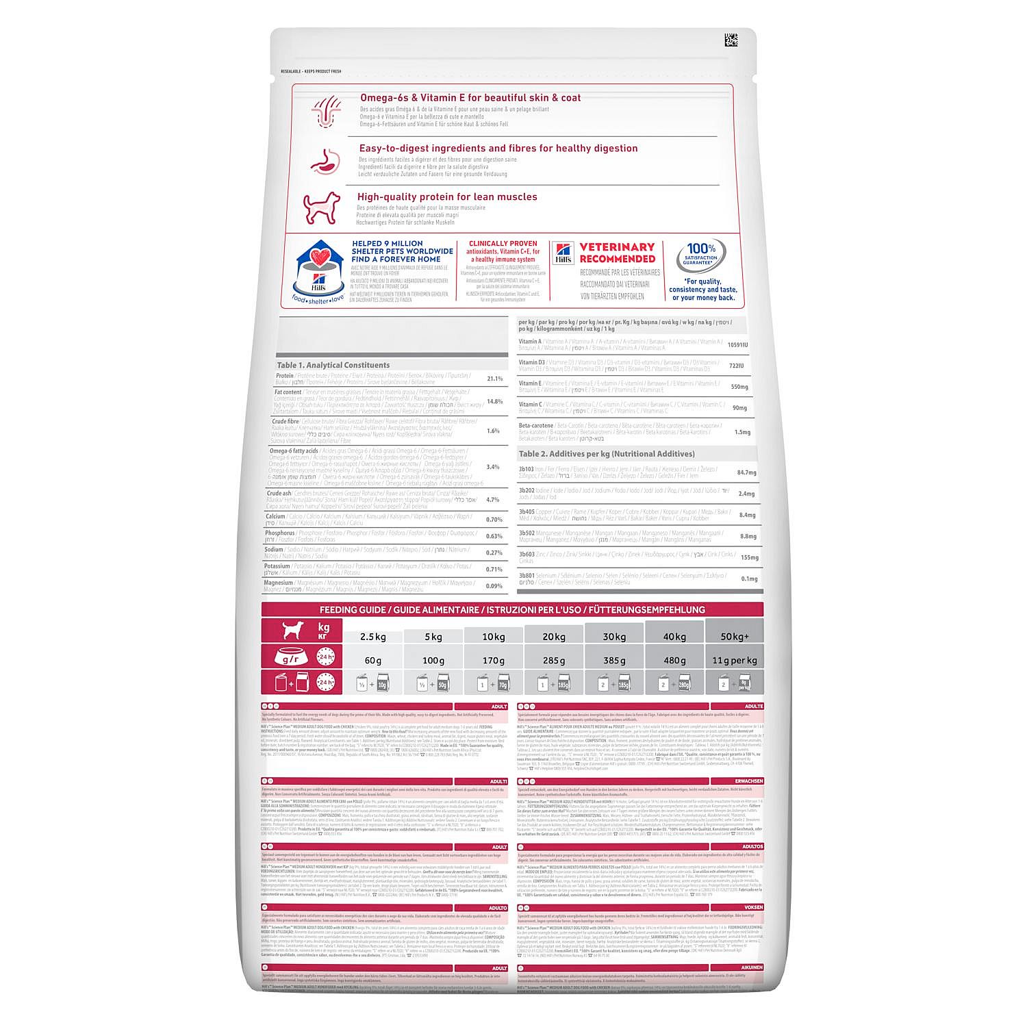 Hill's Science Plan Medium Adult Hondenvoer Kip