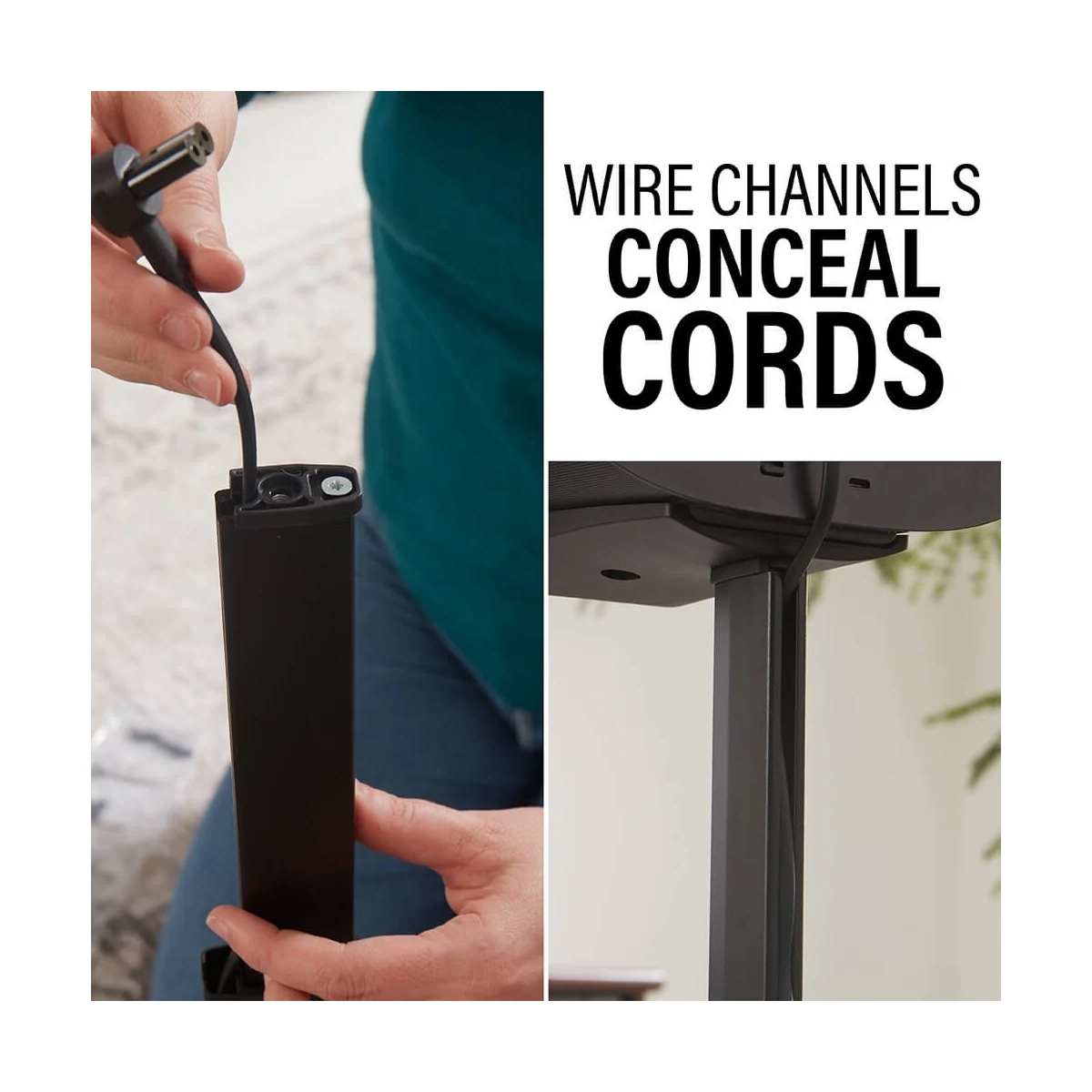 SANUS Gulvstativ for Sonos ERA 300 Single Svart