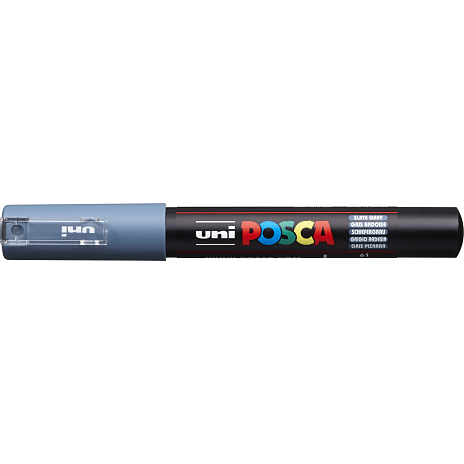 Posca PC1MC vandbaseret tusch - skifergrå