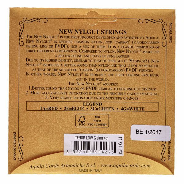 Aquila New Nylgut Tenor 4th low-G