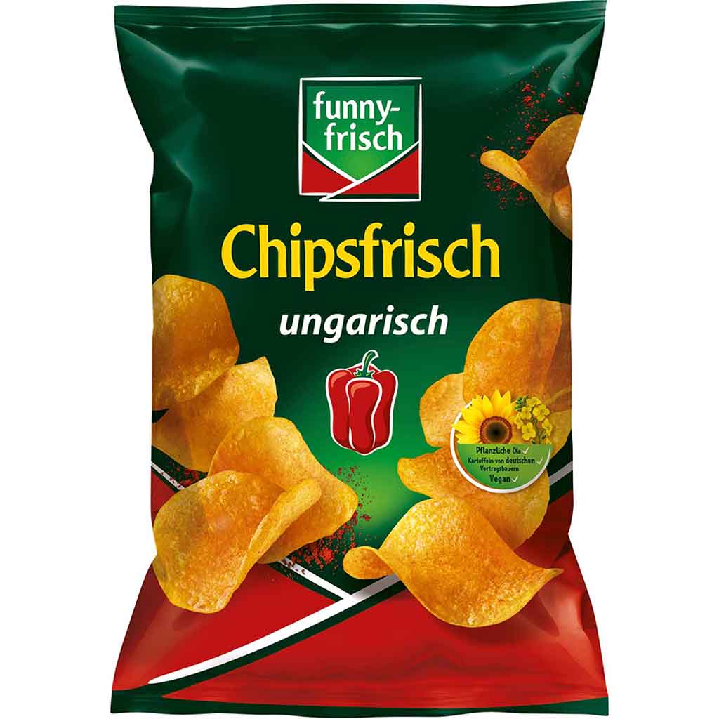 funny frisch Chipsfrisch ungarisch 40x40g=1600g MHD:10.3.25