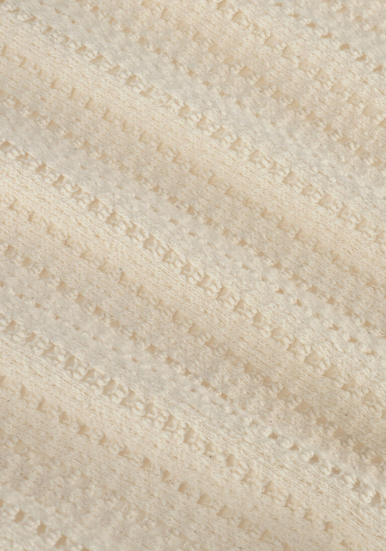 NOBELL ecru nobell top kawai crochet knit top