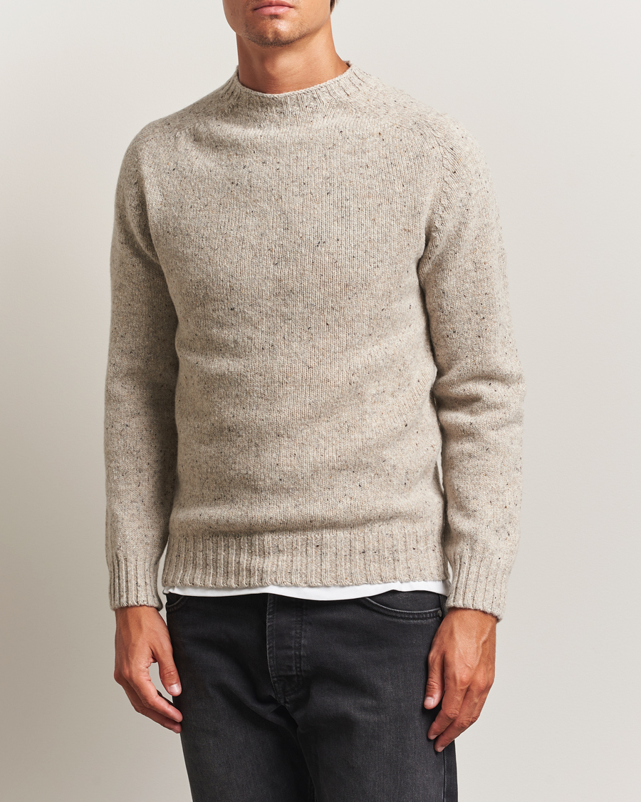 Harley Of Scotland Donegal Wool Crewneck Mull