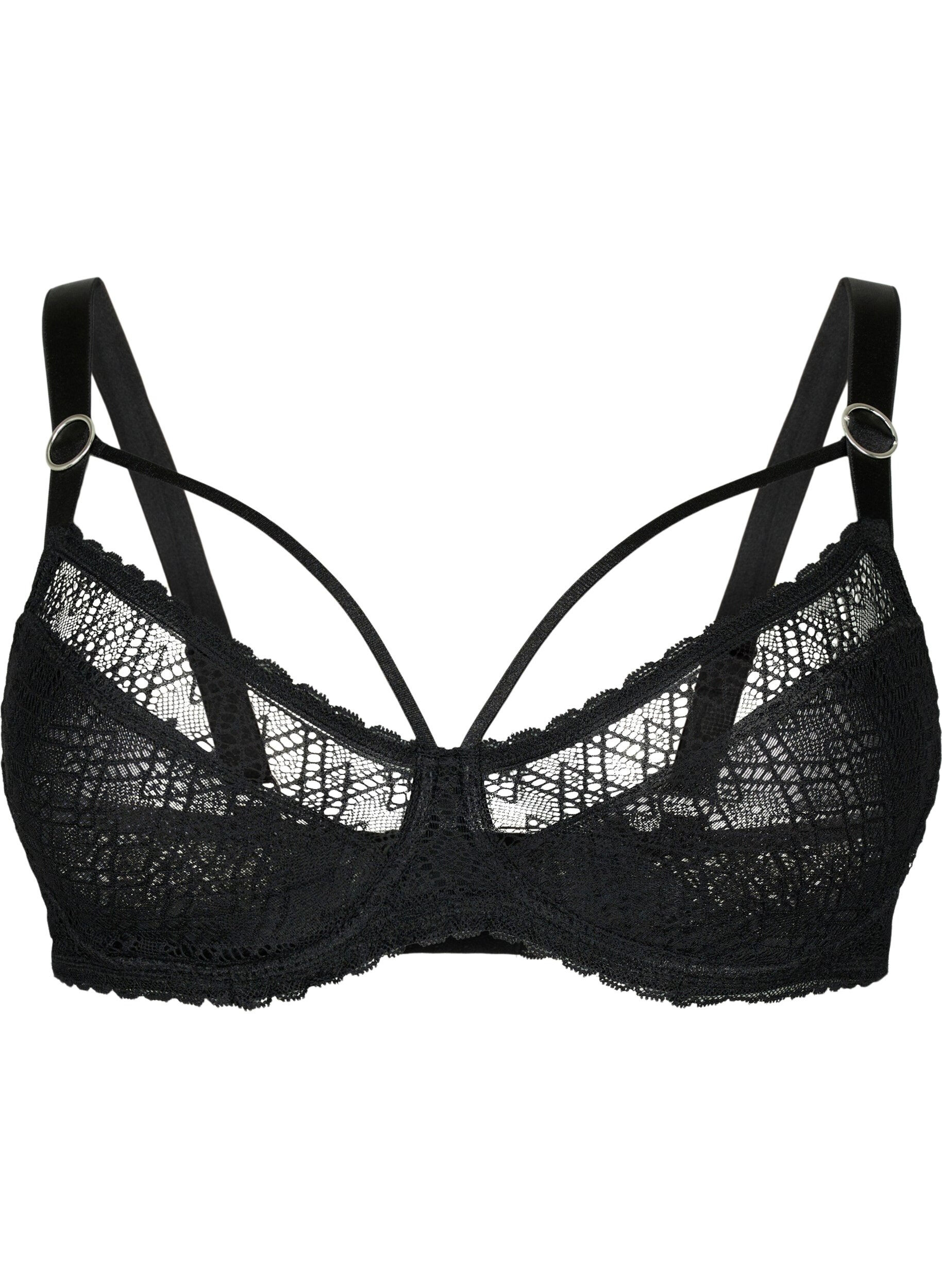 Blonde balconette med stringdetalje