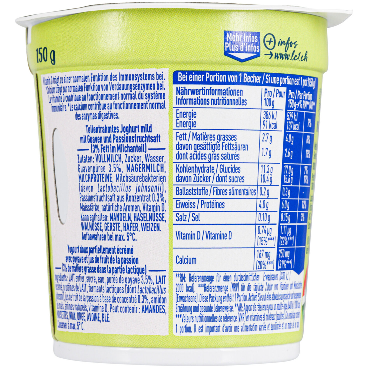 LC1 Joghurt Guave Passionsfrucht 2x150g