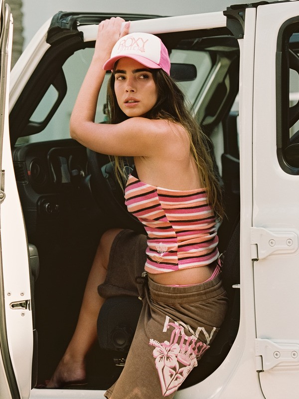 Roxy X Juicy Couture Haut dos nu Rose Femme