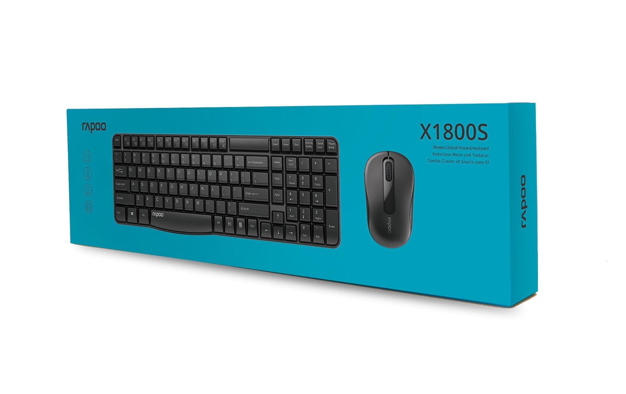 Tastatur-Maus-Set X1800SKabelloses Maus-Tastatur-Set