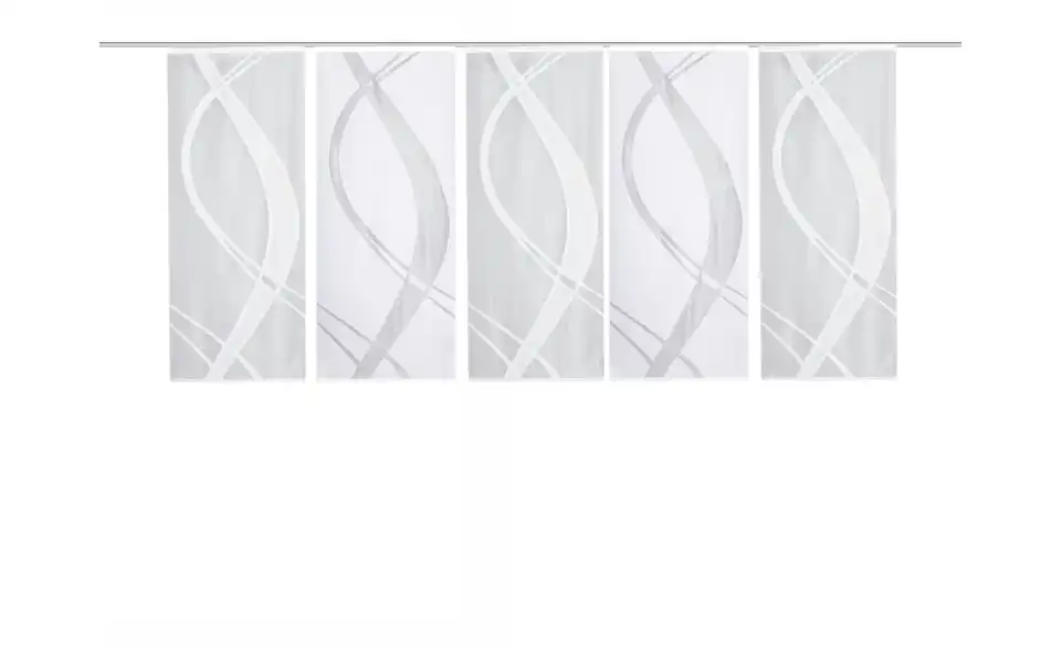 Schiebevorhang Set 5tlg. 145 cm 5er-Set