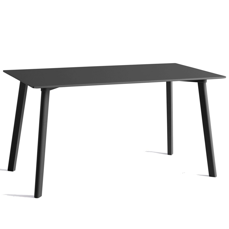 Hay CPH Deux 210 bureau 140x75 met beuken beuken onderstel steengrijs