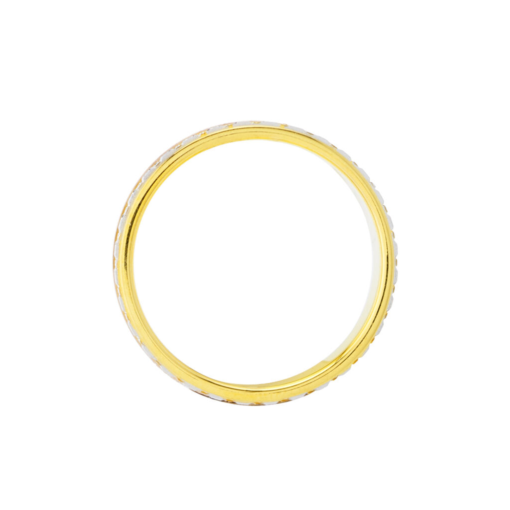 Alliance Triade Ruban Plat Or Tricolore