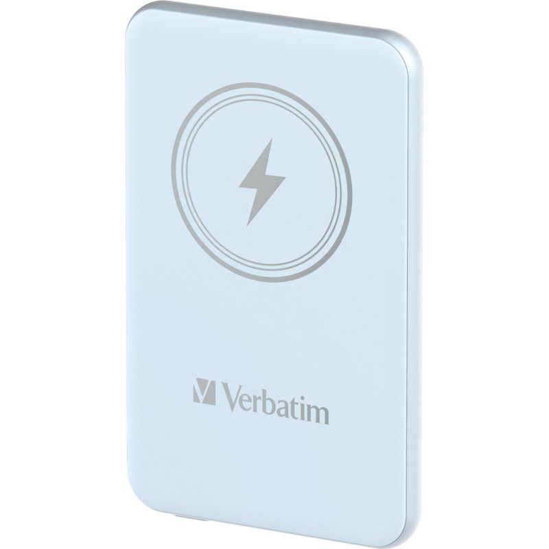 Verbatim Charge 'n' Go Lithium Polymère (LiPo) 5000 mAh Recharge sans fil Bleu