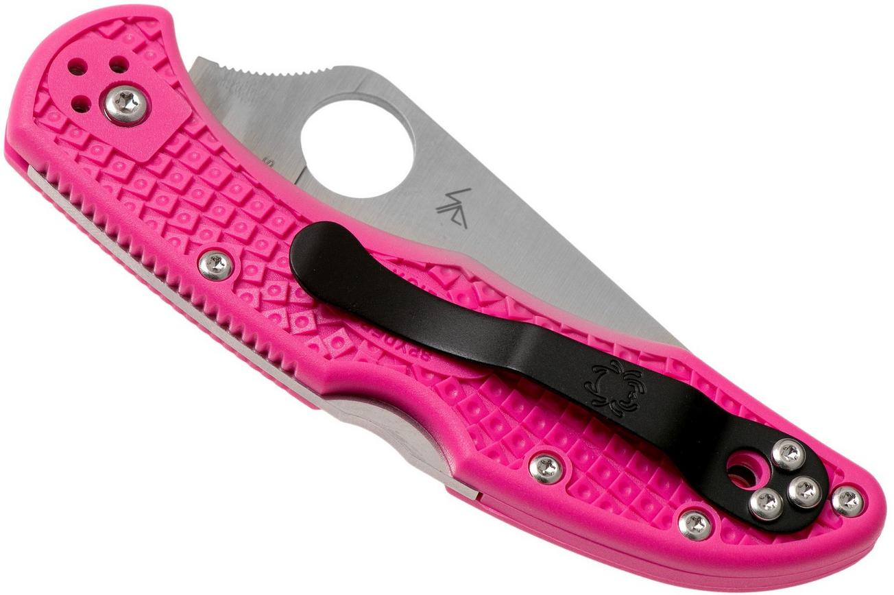 Spyderco Delica 4 Pink S30V C11FPPNS30V Pink Heals zakmes