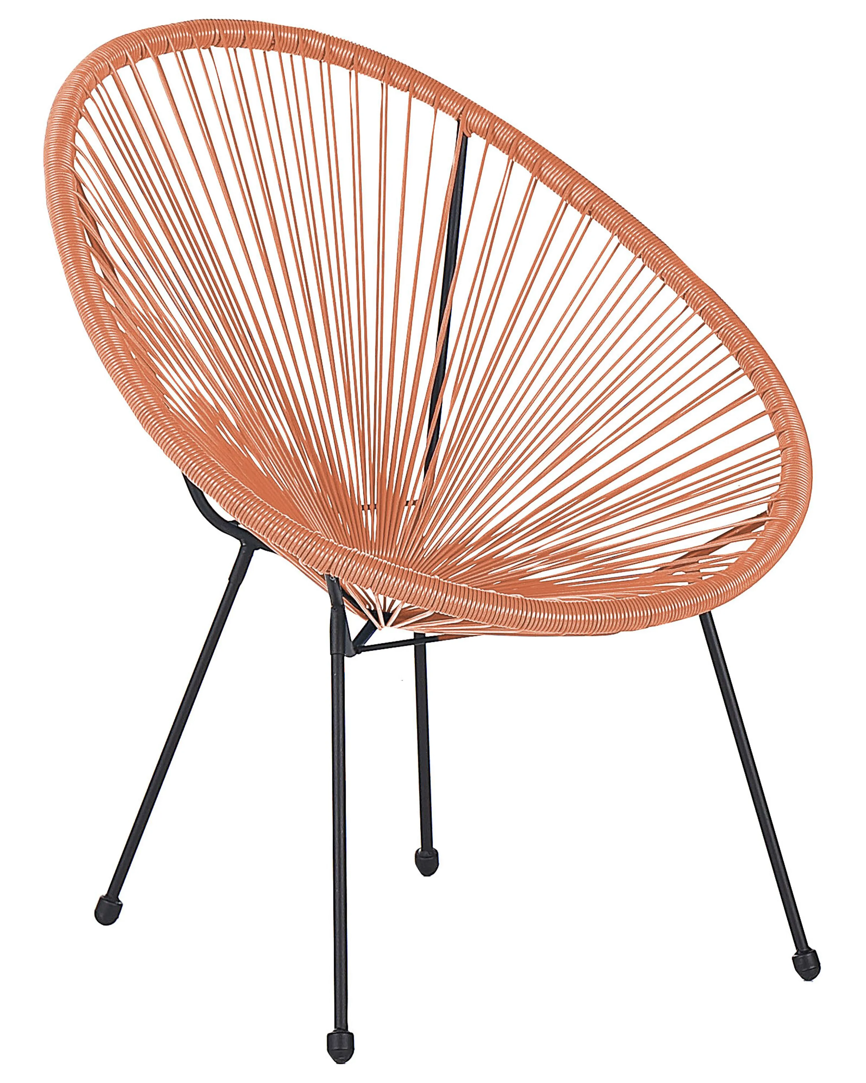 Tuinstoel ACAPULCO II PE rotan Oranje