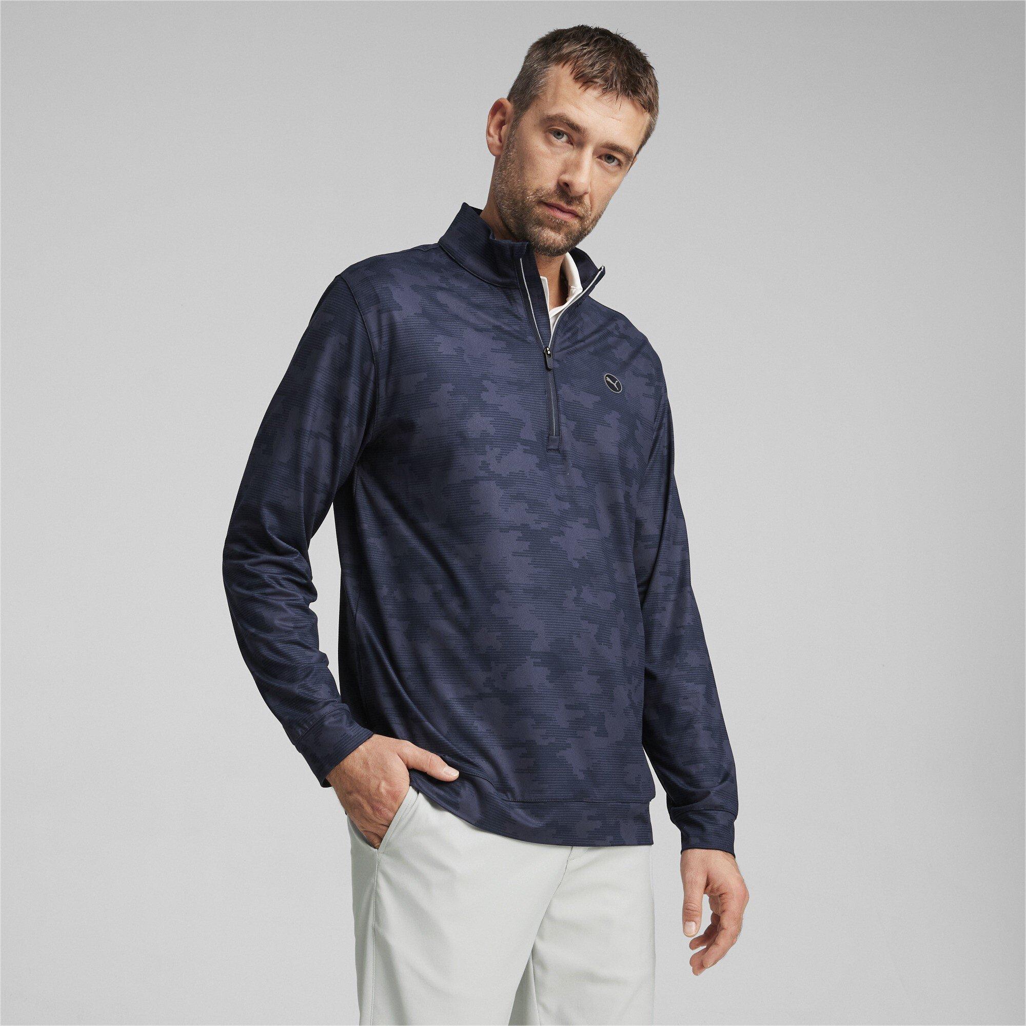 Puma Puma Cloudspun Camo 1/4 Zip Baselayer Top Mens