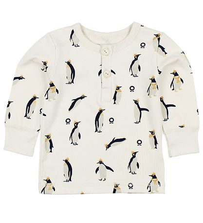 Katvig Pullover - Elfenbein m. Pinguine
