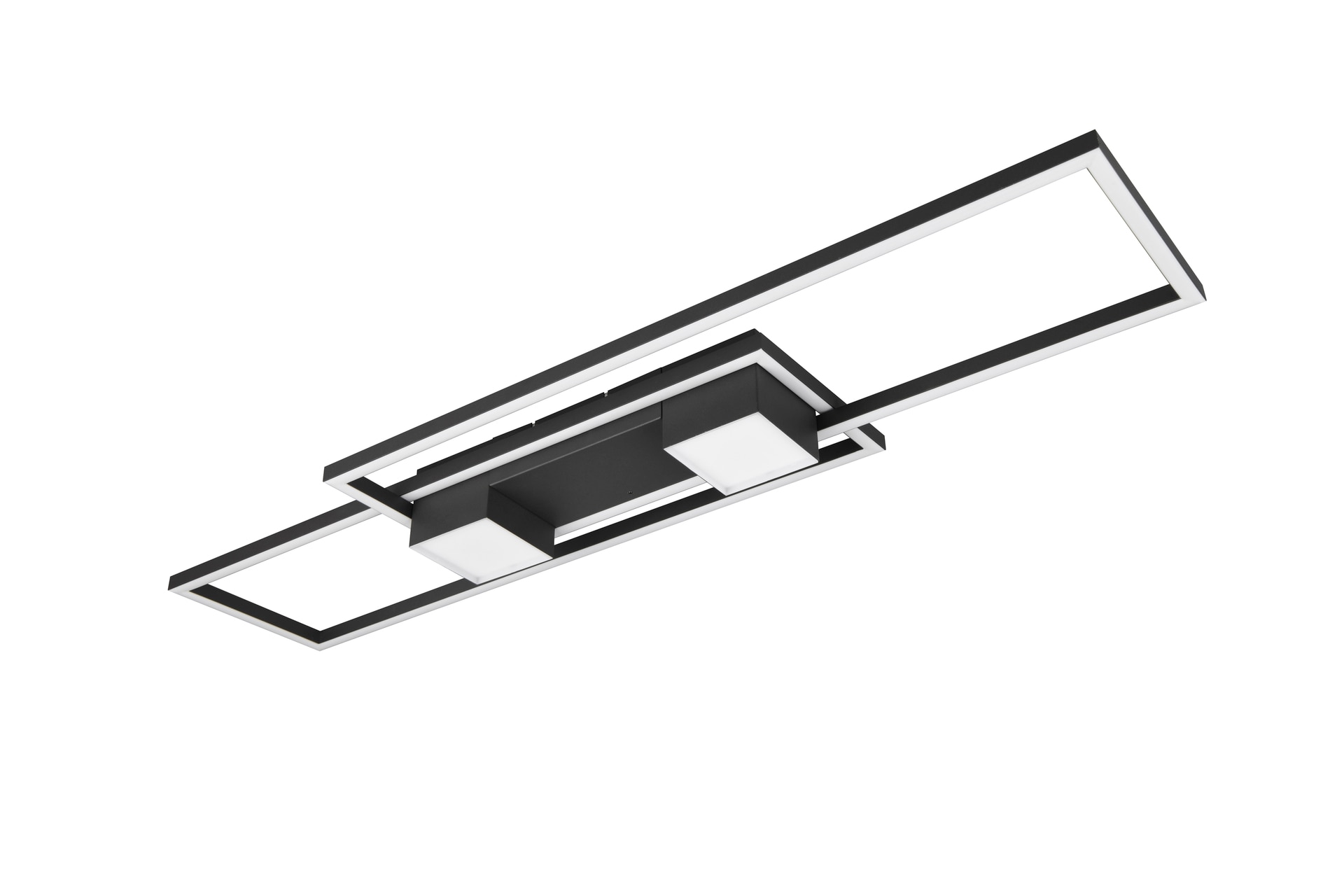 TRIO LED Deckenlampe ALBANY 100 cm schwarz