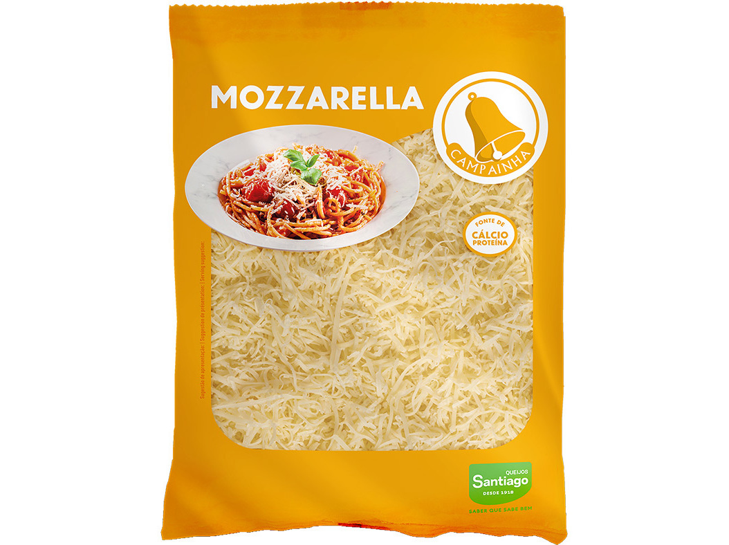 QUEIJO CAMPAINHA MOZZARELLA RALADO 150G