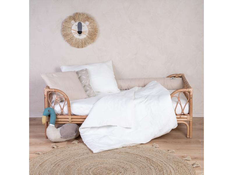 Julius Zöllner Kinderbettwäsche Musselin Ivory 100 x 135 Musselin-Bettwäsche
