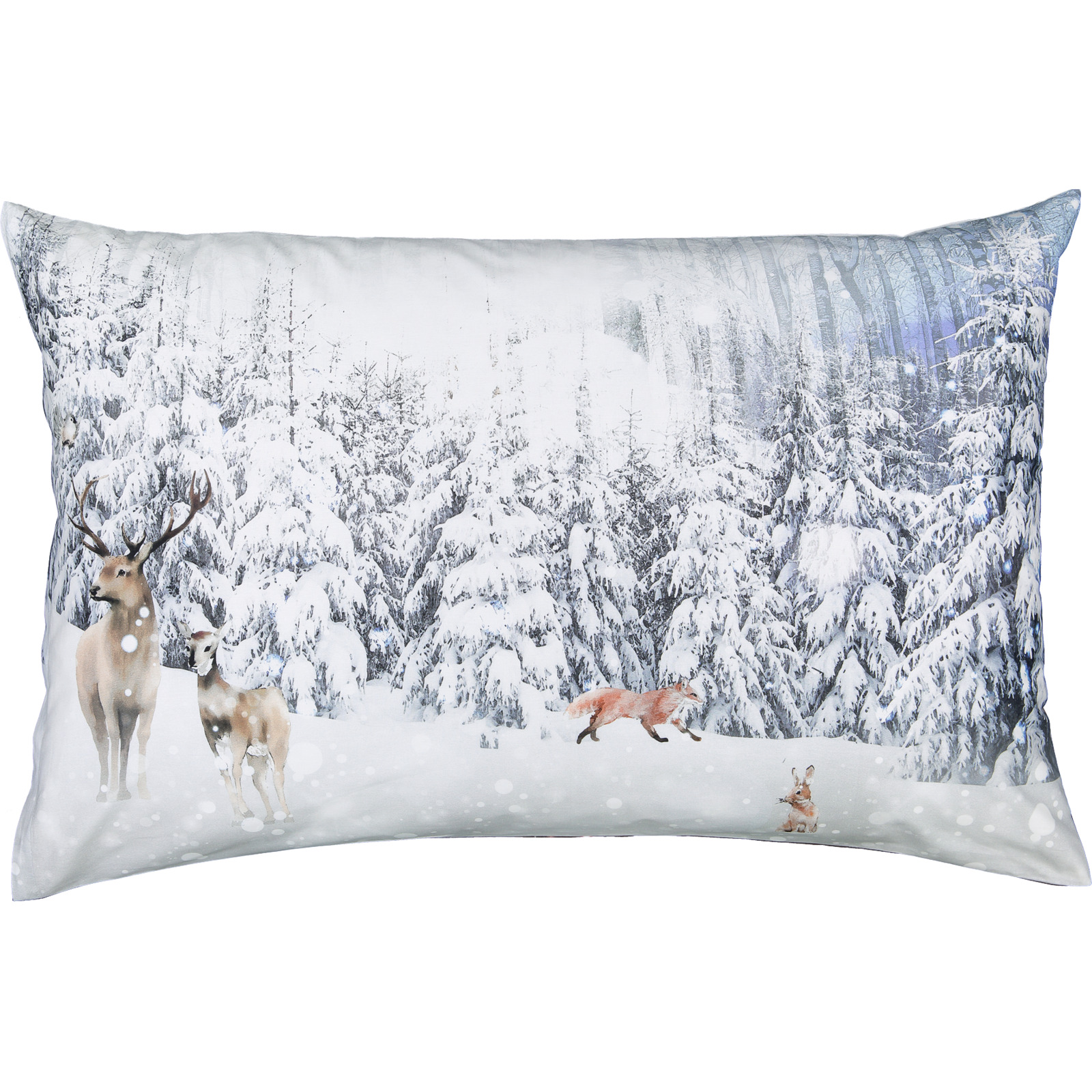 Bettwäsche mit Winterlandschaft
