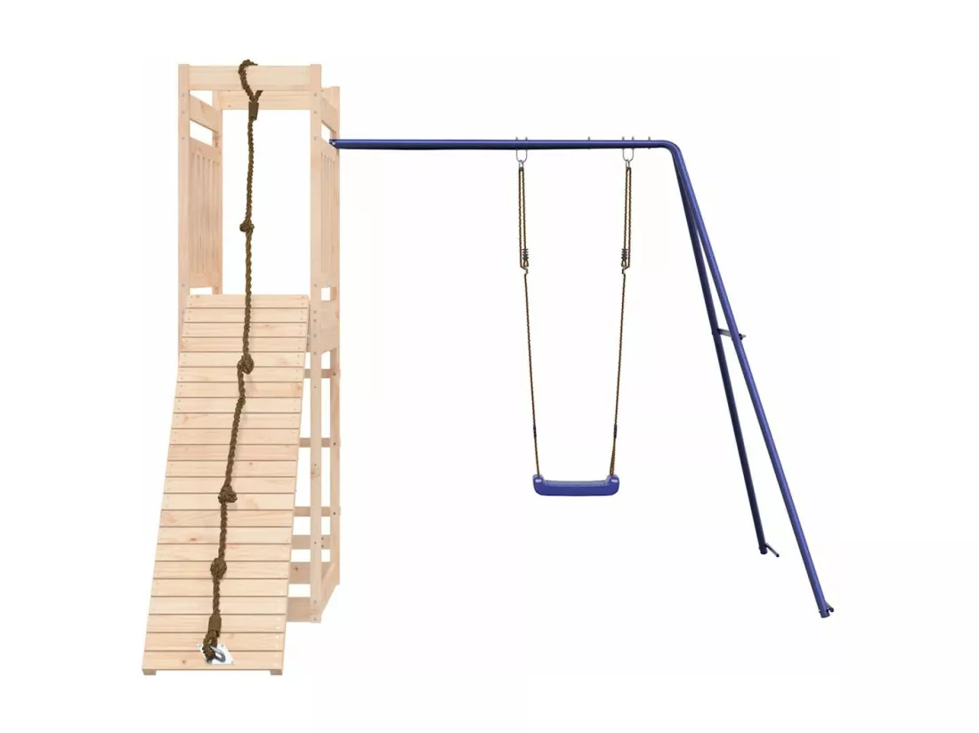 Aire de jeux d'extérieur bois de pin massif