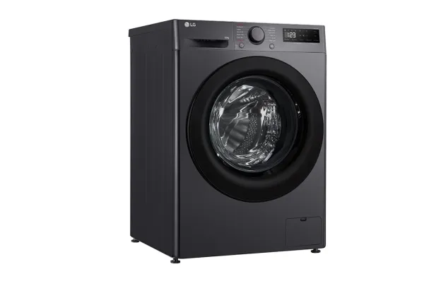 LG Serie R5 F4WR510SBM - Vaskemaskine - bredde: 60 cm - dybde: 62 cm - højde: 85 cm - frontbetjening - 10 kg - 1400 rpm - lys sort