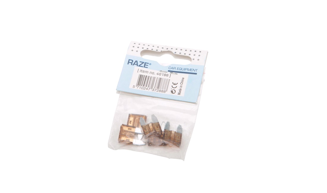 Mini sikringer ATS 7,5A - 5 stk.