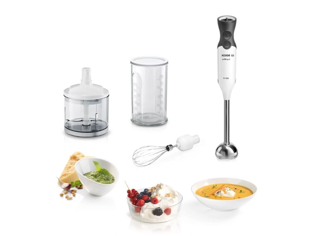 VARINHA MÁGICA COM ACESSÓRIOS BOSCH MS6CA4150 ERGOMIXX (800W - INOX)