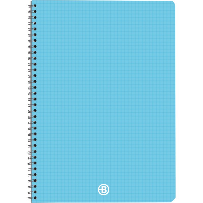 Cahier spirale acidulé Bruneau A4 21 x 29,7 cm petits carreaux 100 pages