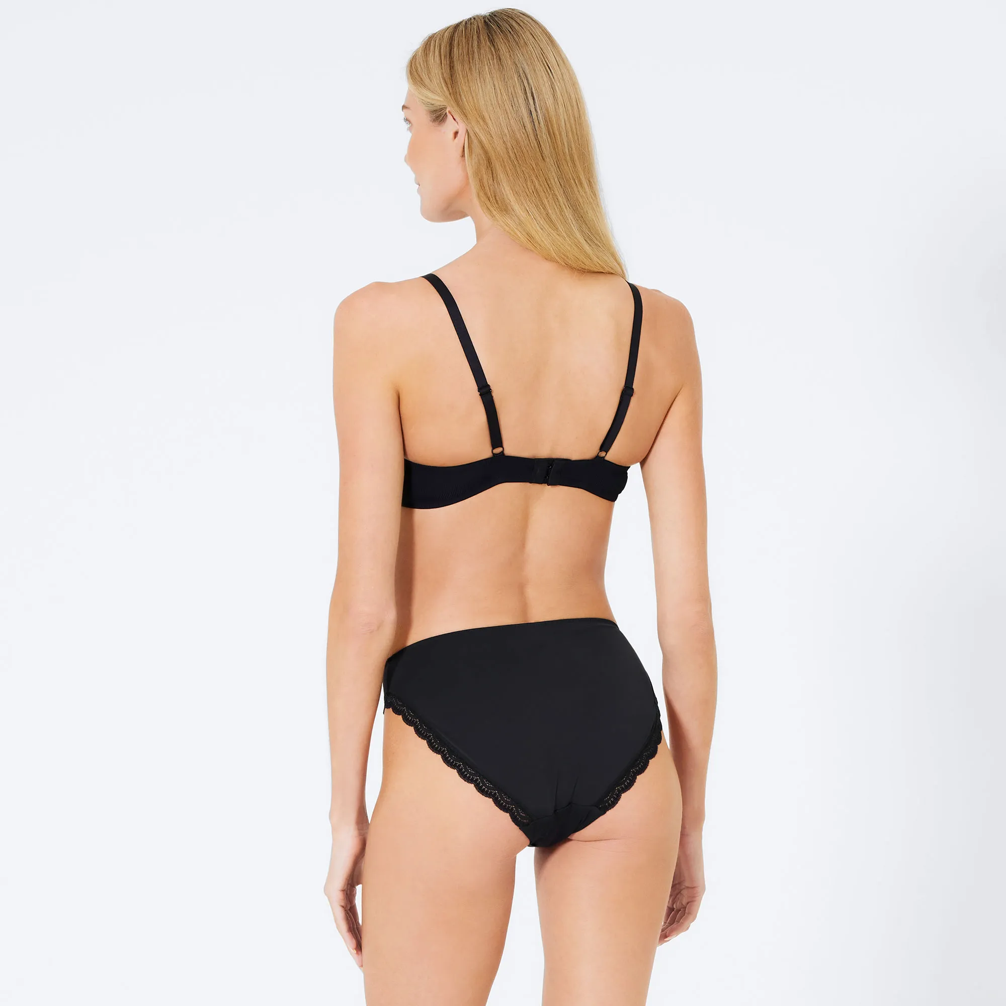 Damen-Minislip mit Spitze, 2er-Pack