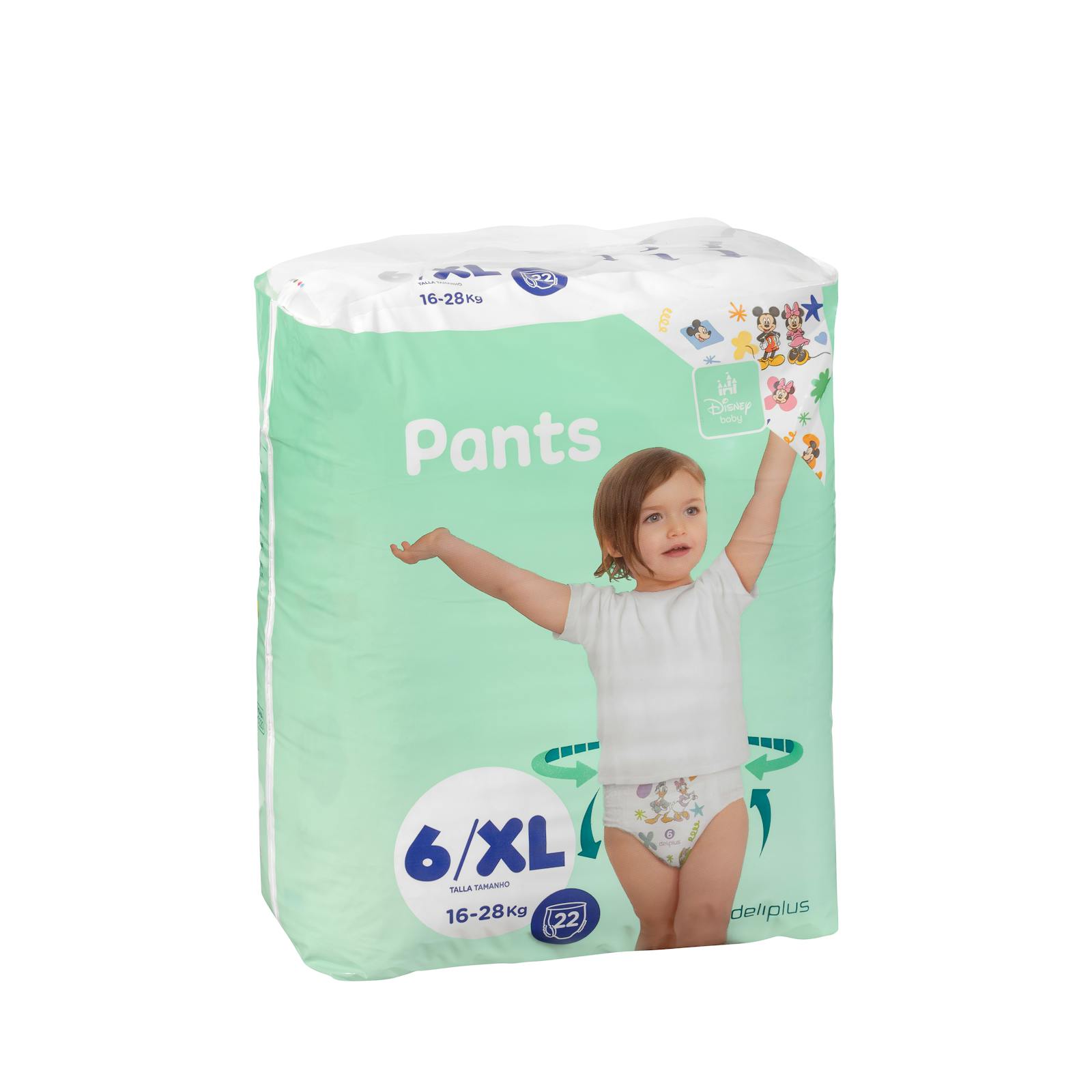 Couches-culottes pour bébé Deliplus taille XL pour 16-28 kg