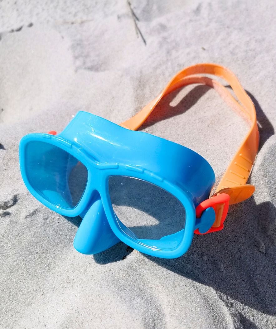 Watery Combo snorkelsæt til børn (4-10) - Wyre - Blå/orange