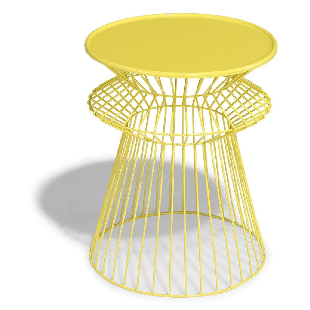 Bout de canapé Fanzy jaune