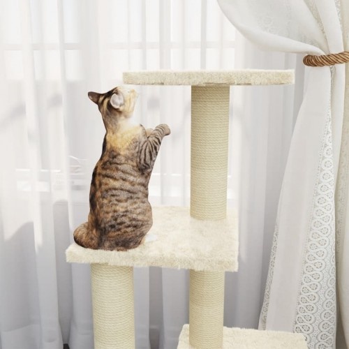 Arranhador para Gatos vidaXL com Casinha