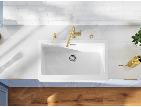 BLANCO - Mitigeur LINUS 526683 PVDSatin gold