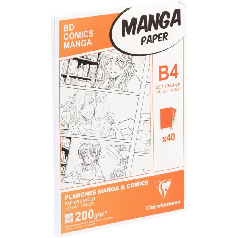 Manga Multi-techniques étui 40F B4 200g
