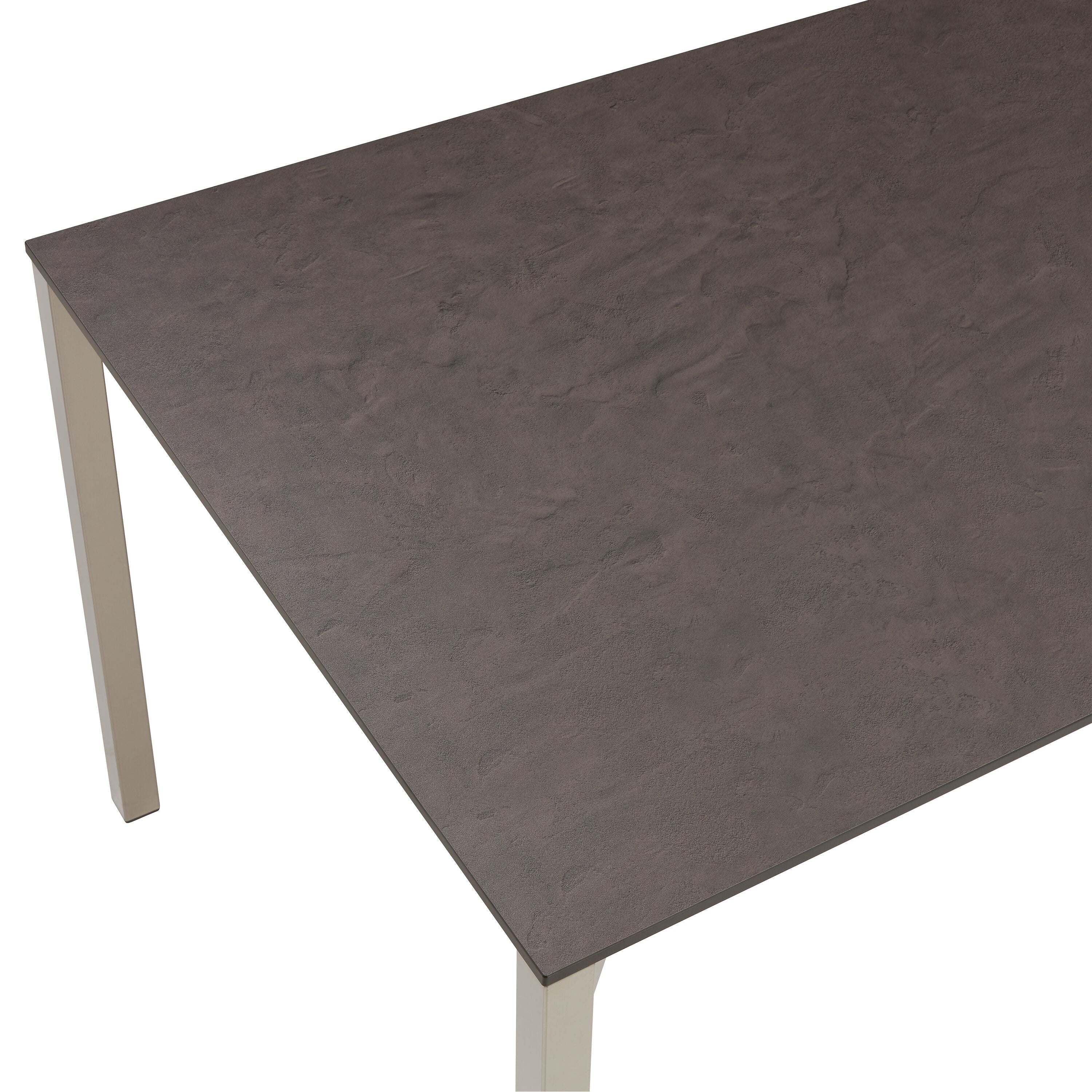 MALO Gartentisch - Mondgrau / B: 220.0 cm x T: 90.0 cm x H: 75.0 cm