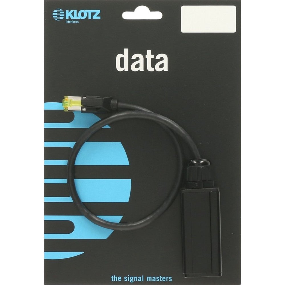 Klotz CP6AETFRJM Cat6a laptop adapter RJ45 - etherCon