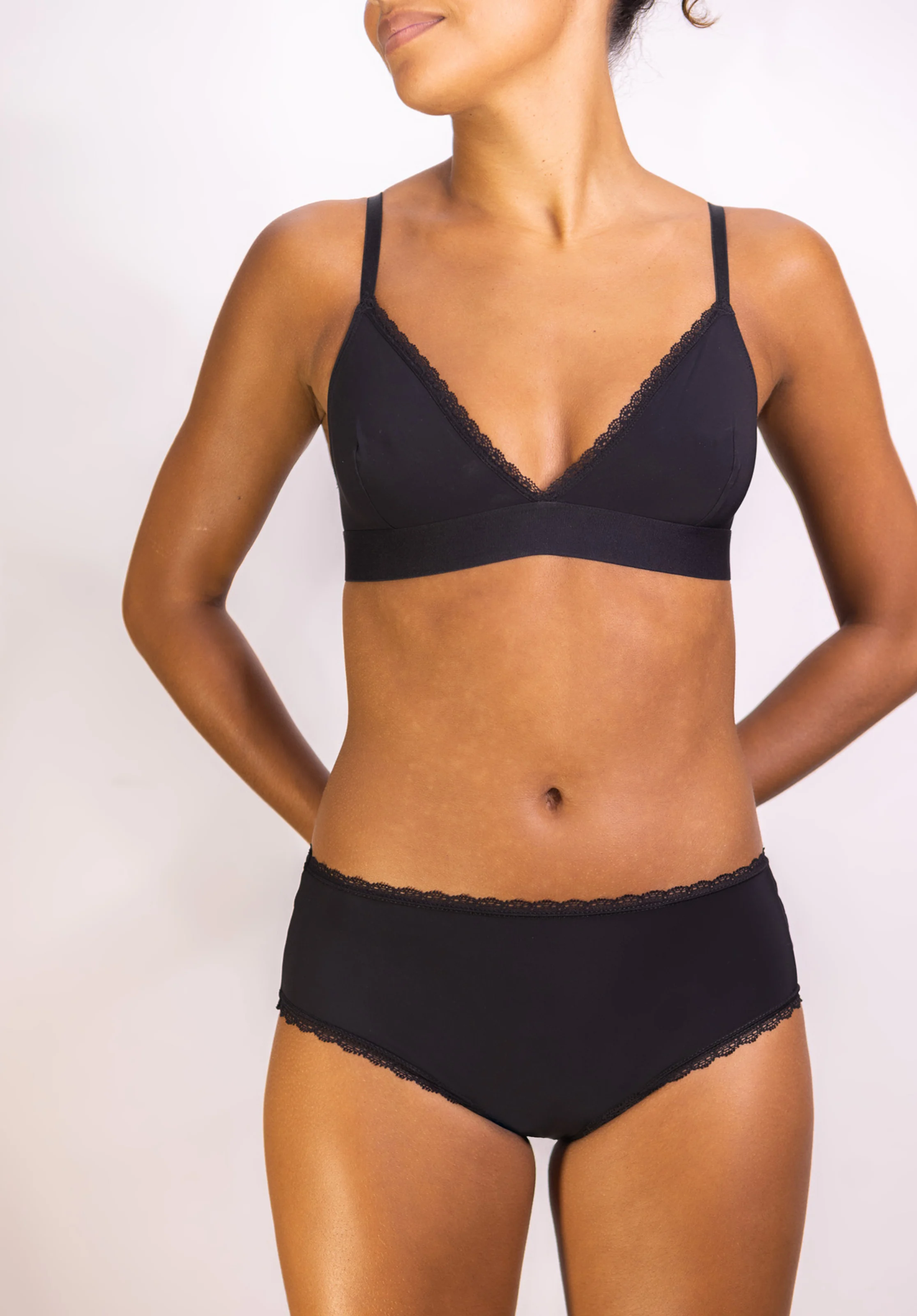 CALLIE - Culotte menstruelle flux abondant | Noir