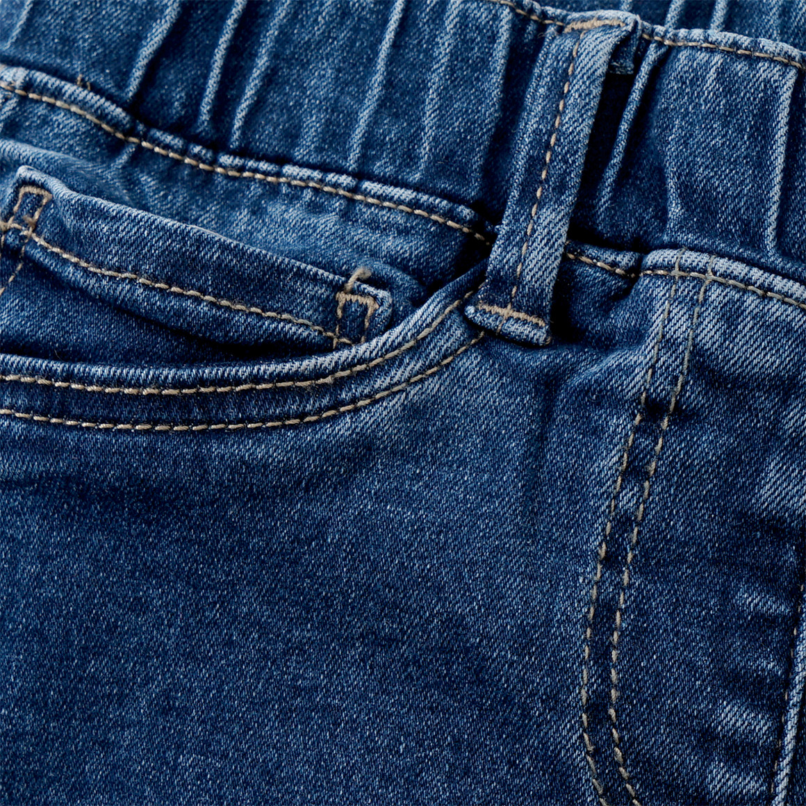 Yigga Mädchen Jeggings mit Elastikbund dunkelblau