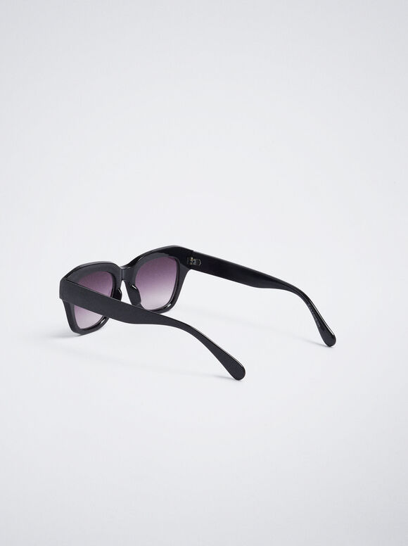Óculos de Sol de Acetato - Preto