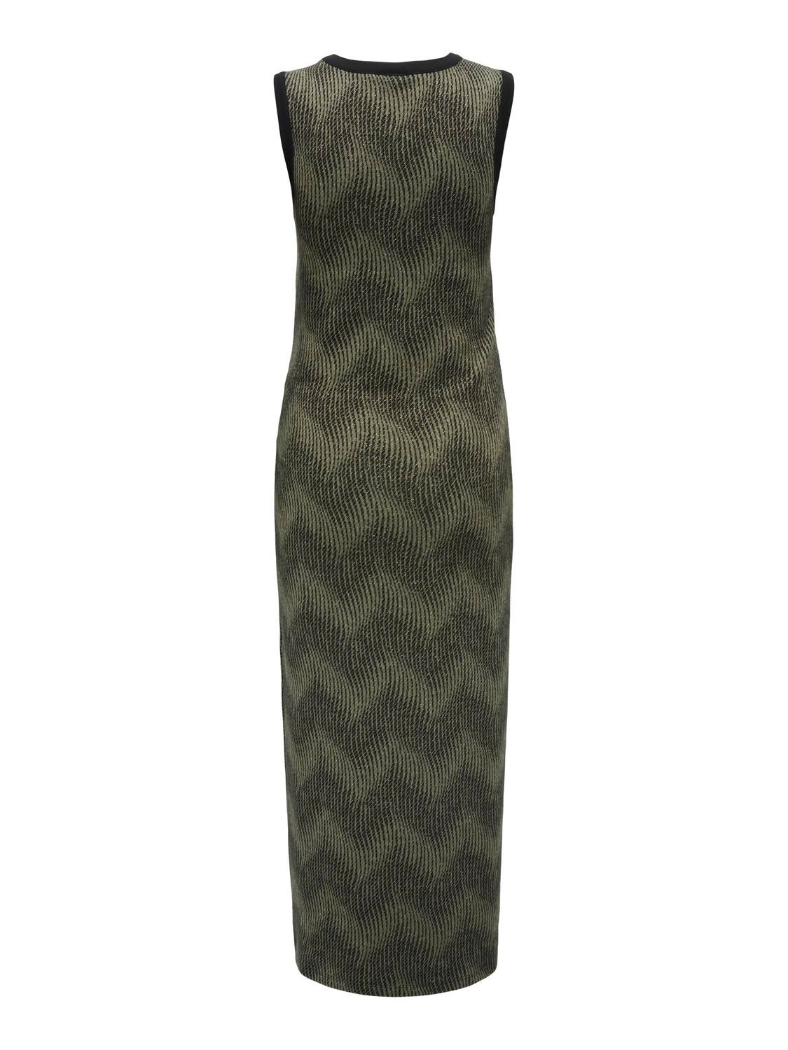 OLMBONITA Langes Kleid Black