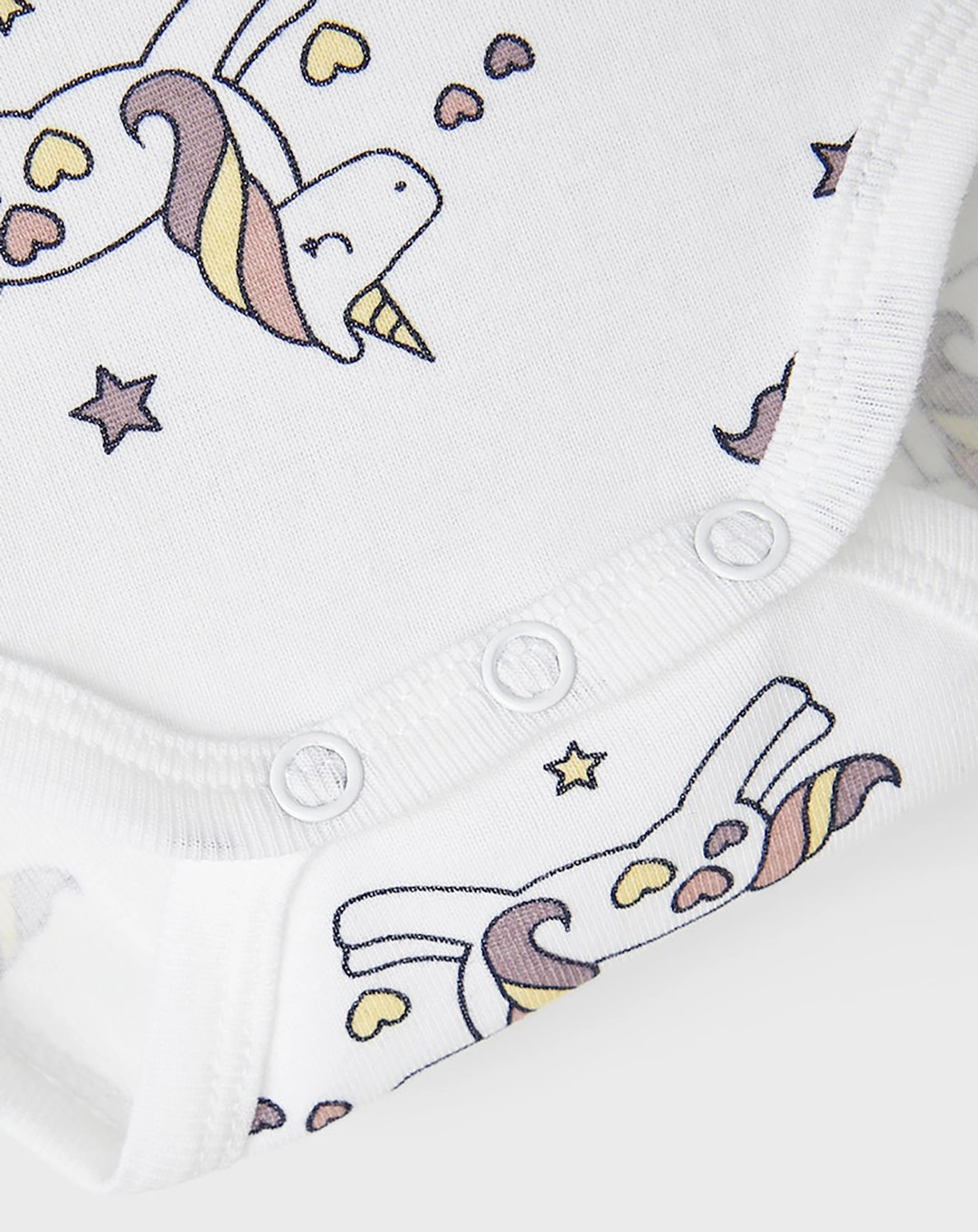 Langarmbody NBFBODY UNICORN 2er-Pack in bright white