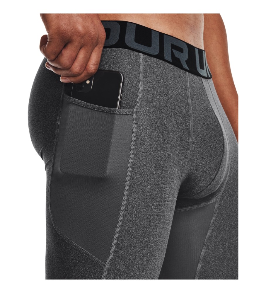 Calção de compressão Under Armour HeatGear Armour - Cinza