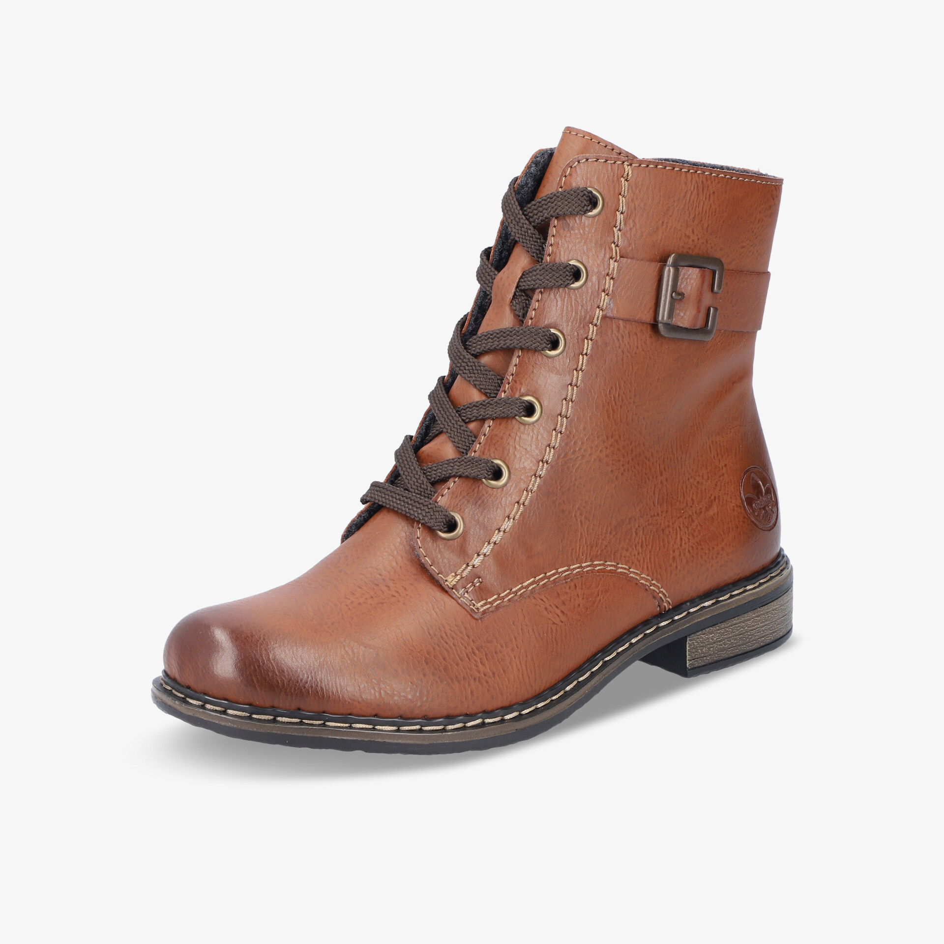 Rieker Damen Schnürstiefeletten - Braun | Jetzt bei reno.de kaufen