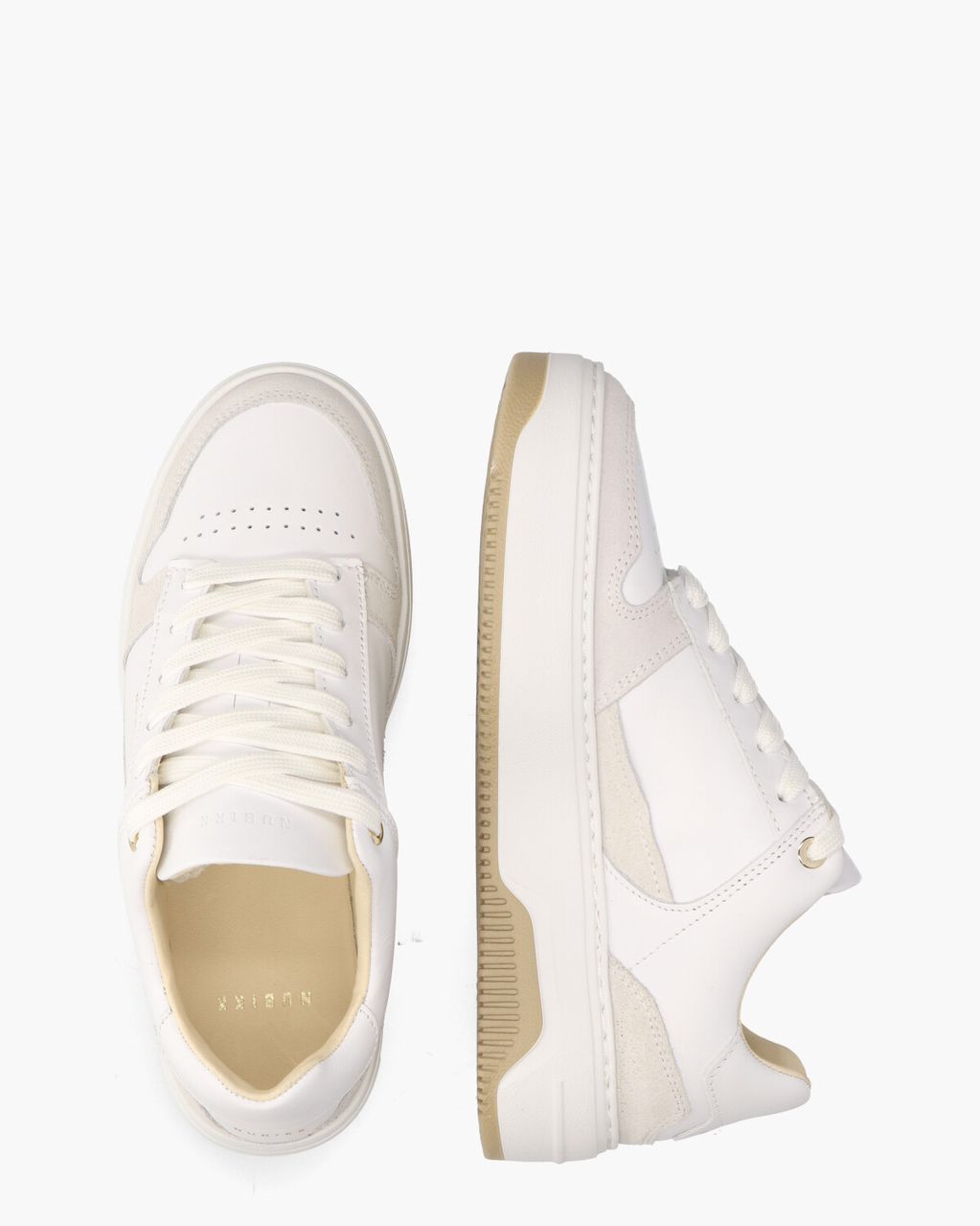 Nubikk Basket Court Wit/Off-White Damessneakers