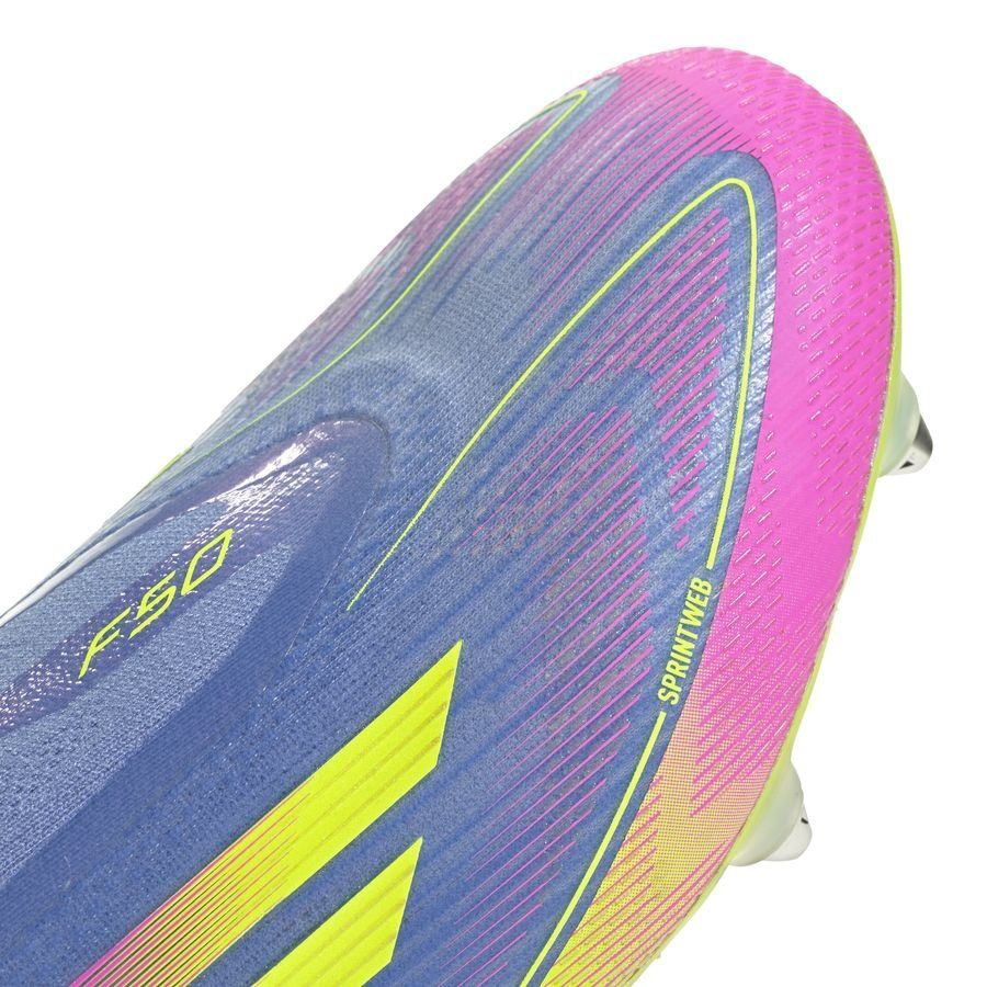 adidas F50 Elite Laceless SG Celestial Victory - Blue Fusion/Lucid Lemon/Lucid Pink