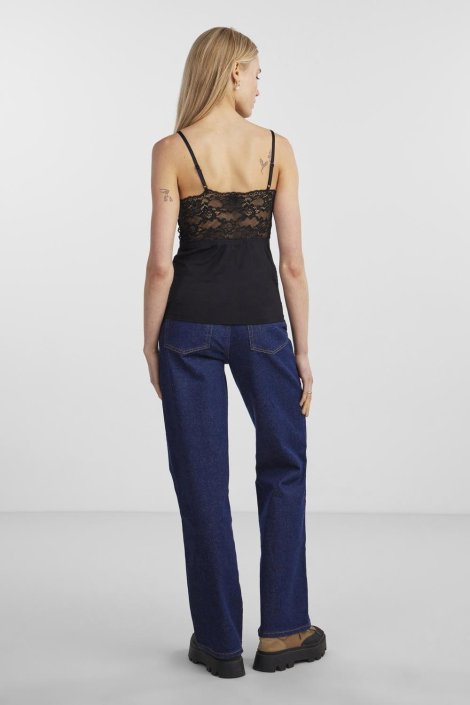 Pieces zwarte dames top