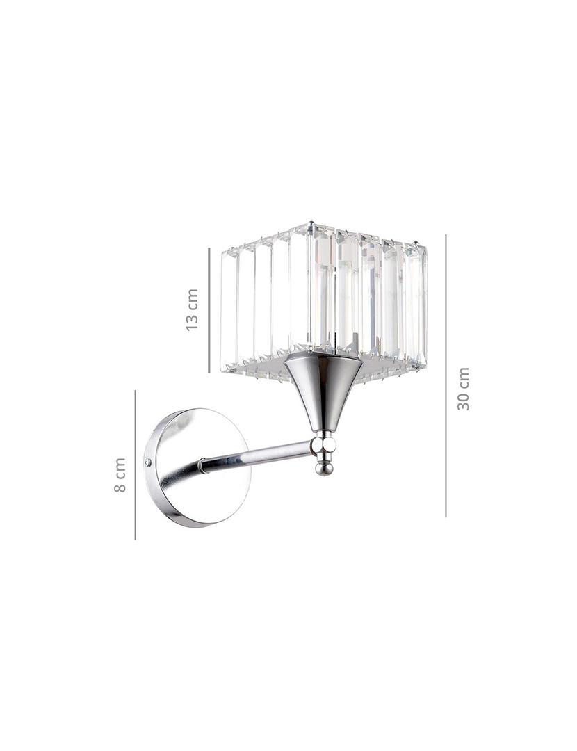 Lumiq Chrome Wall Light